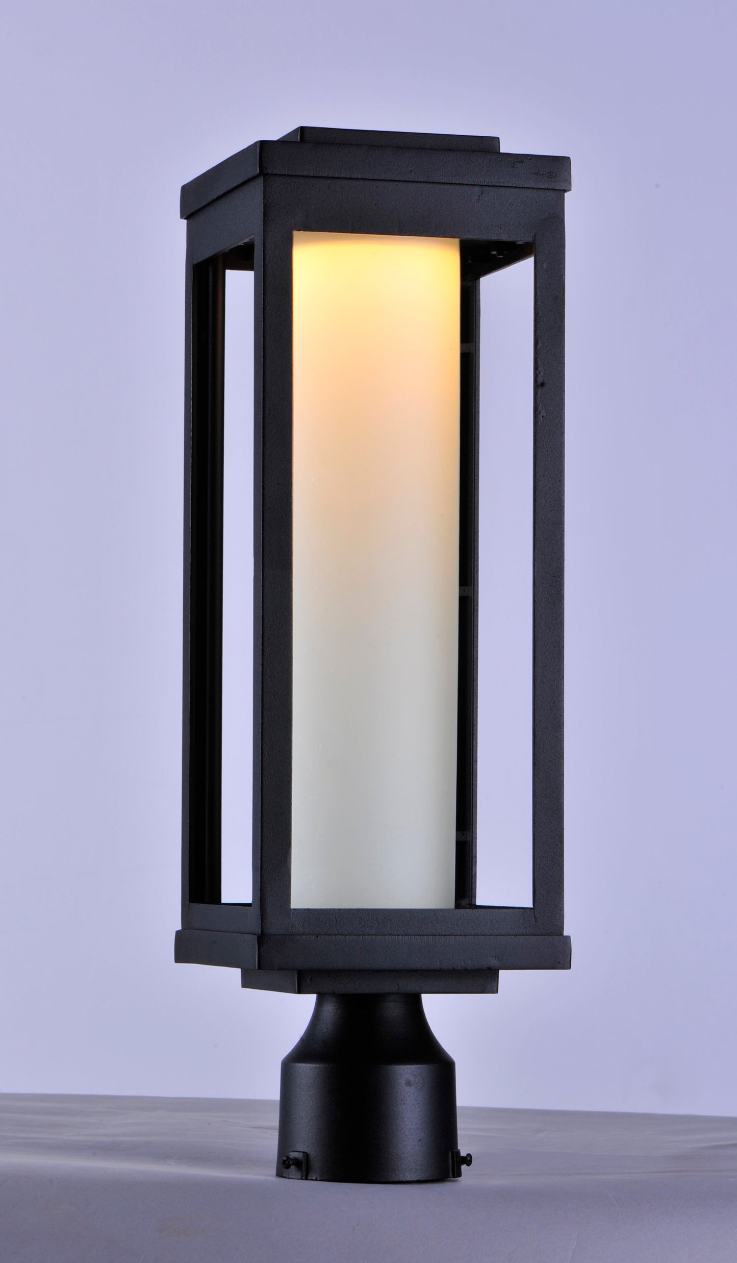 Salon LED Outdoor Post/Pier Mount Black by Maxim Lighting