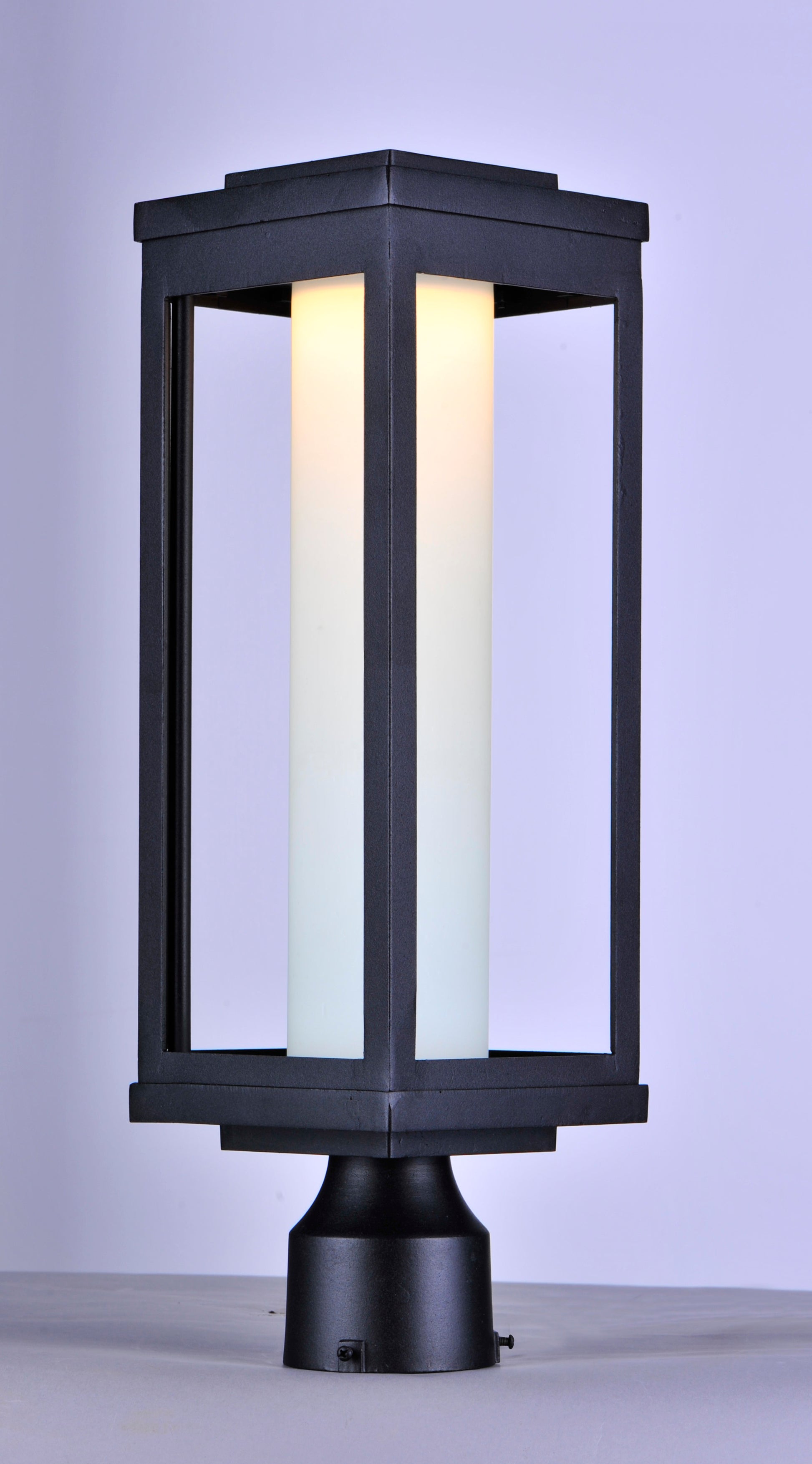 Salon LED Outdoor Post/Pier Mount Black by Maxim Lighting