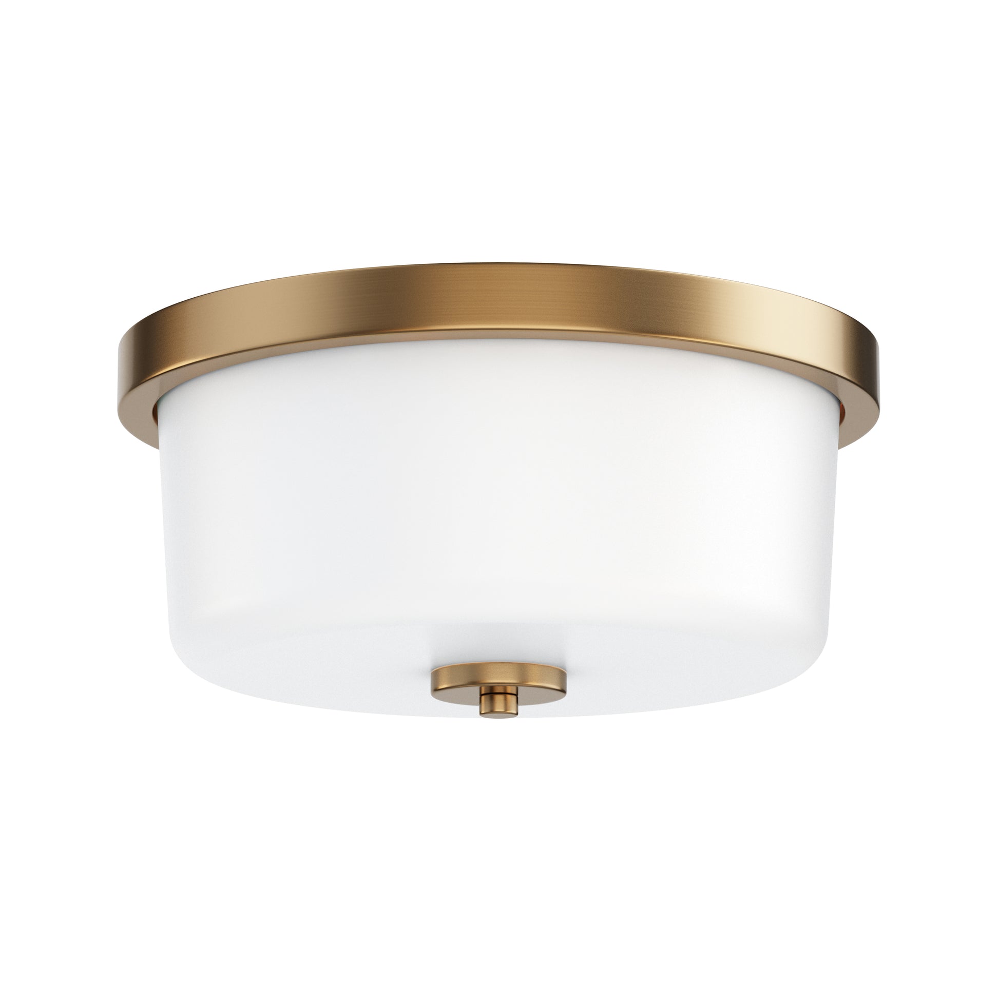 Fuller 2-Light Flush Mount Natural Aged Brass by Maxim Lighting