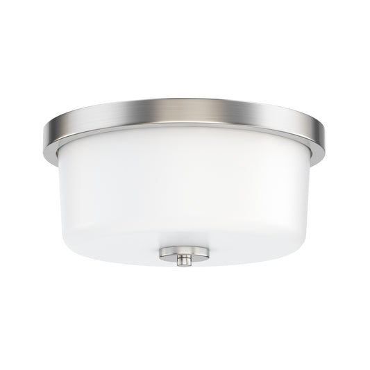 Fuller 2-Light Flush Mount Satin Nickel by Maxim Lighting