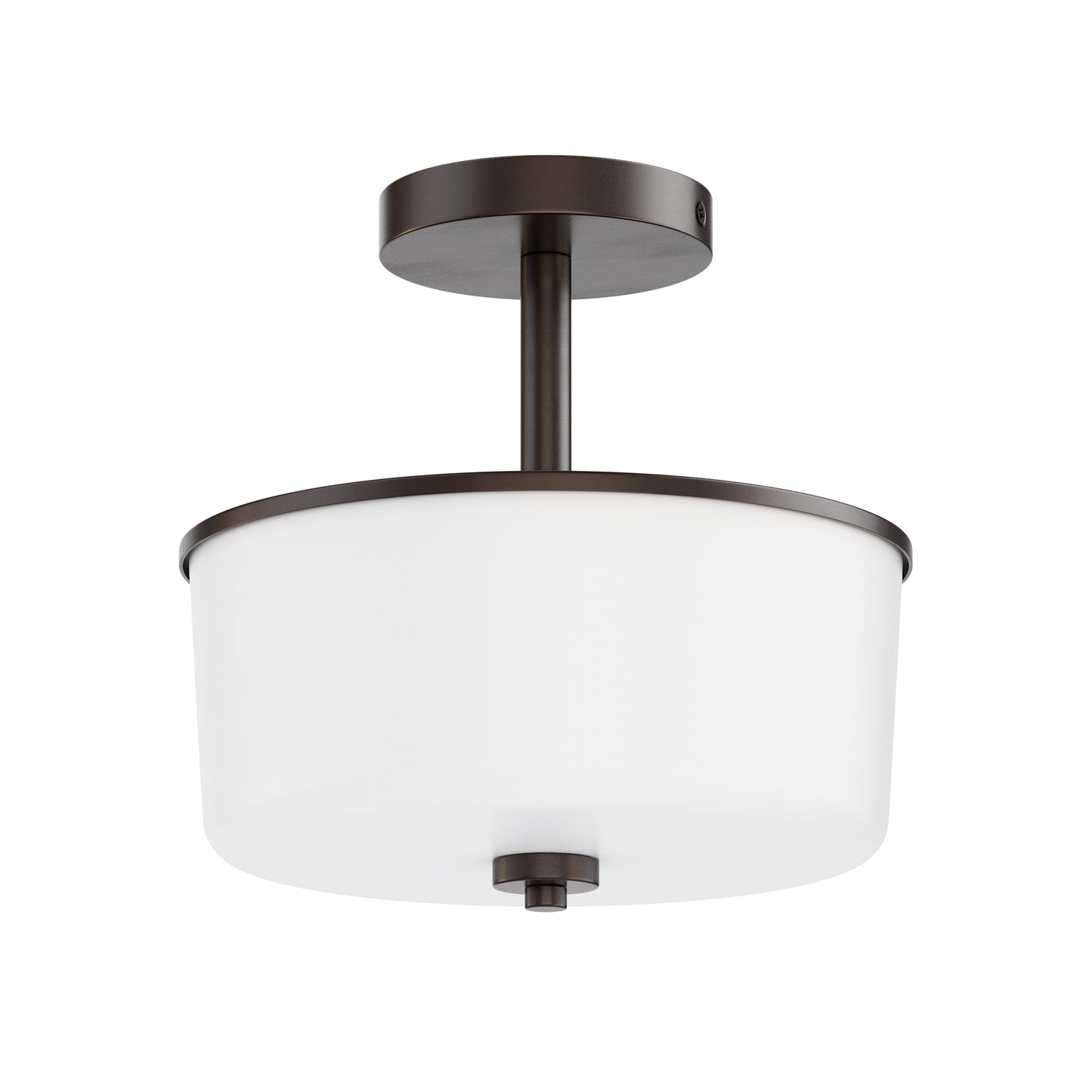Fuller 2-Light Semi Flush/Pendant Convertible Oil Rubbed Bronze by Maxim Lighting