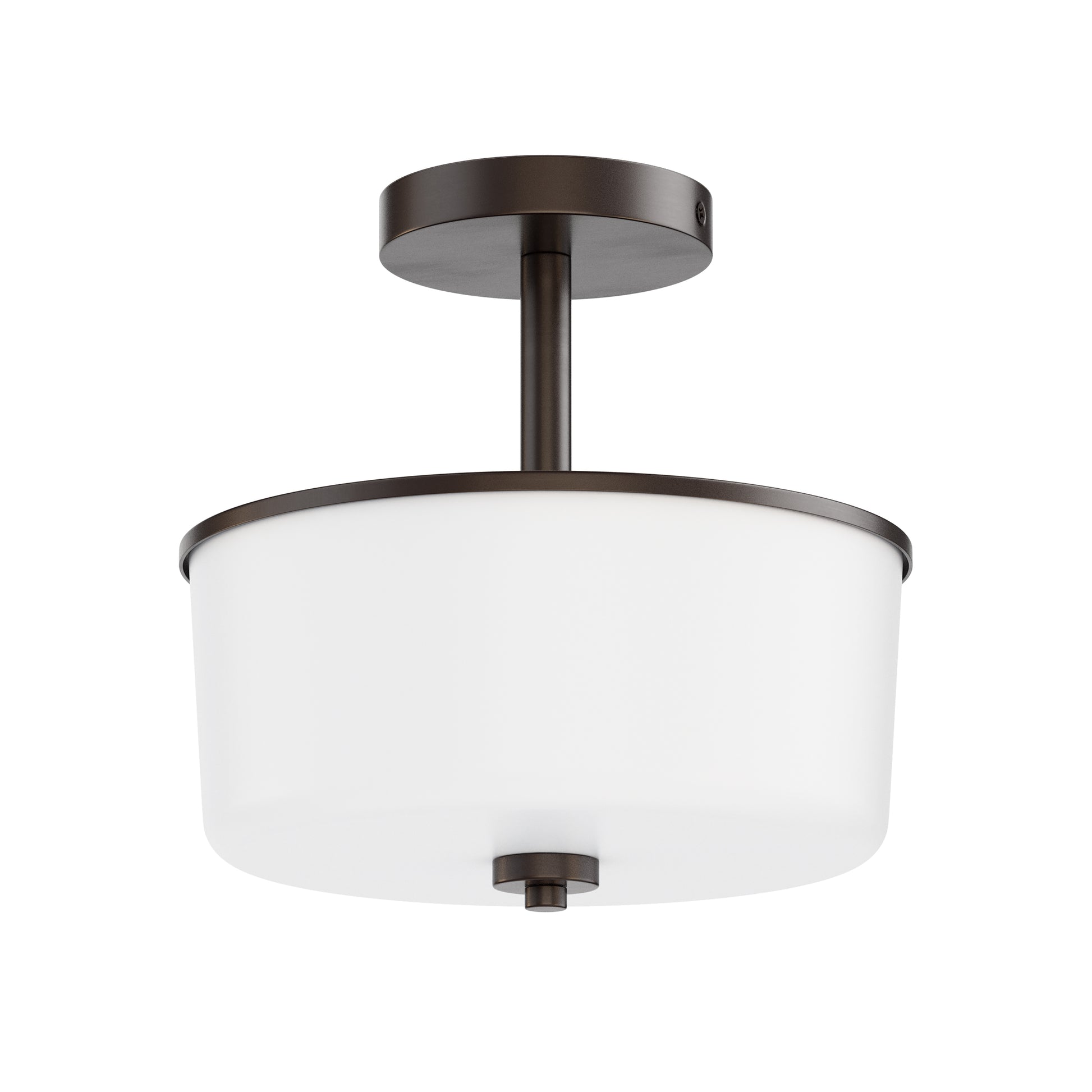 Fuller 2-Light Semi Flush/Pendant Convertible Oil Rubbed Bronze by Maxim Lighting