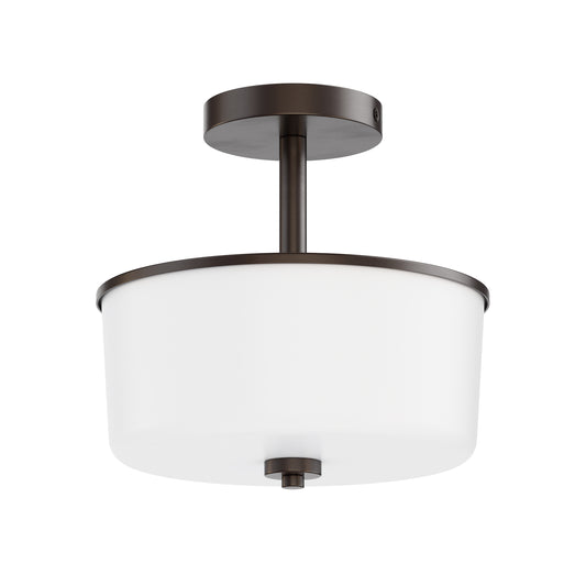 Fuller 2-Light Semi Flush/Pendant Convertible Oil Rubbed Bronze by Maxim Lighting