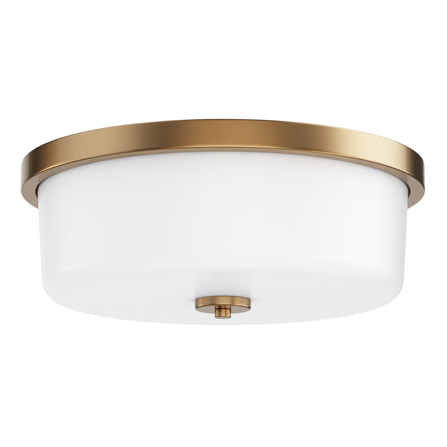 Fuller 3-Light Flush Mount Natural Aged Brass by Maxim Lighting