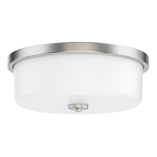 Fuller 3-Light Flush Mount Satin Nickel by Maxim Lighting