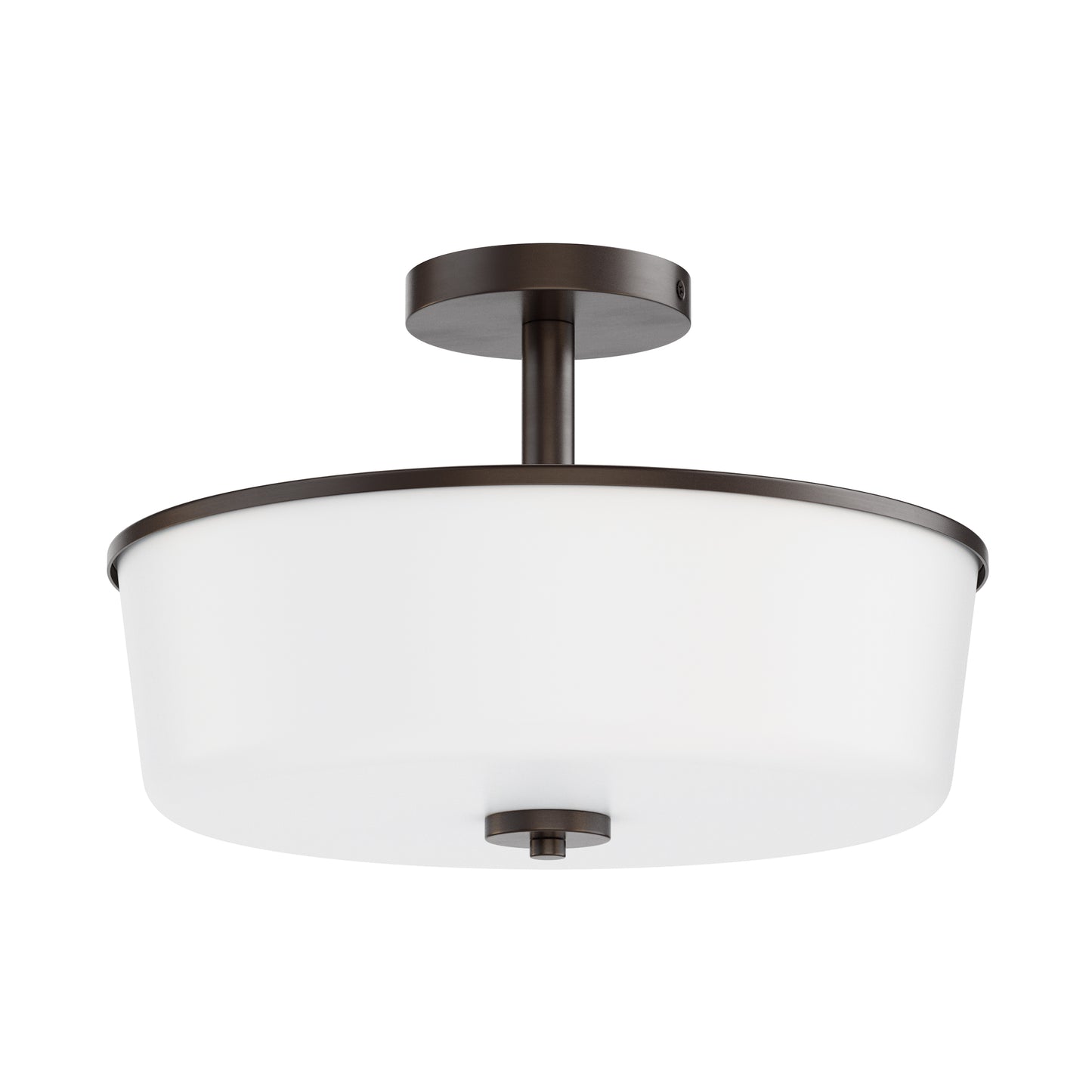 Fuller 3-Light Semi Flush/Pendant Convertible Oil Rubbed Bronze by Maxim Lighting