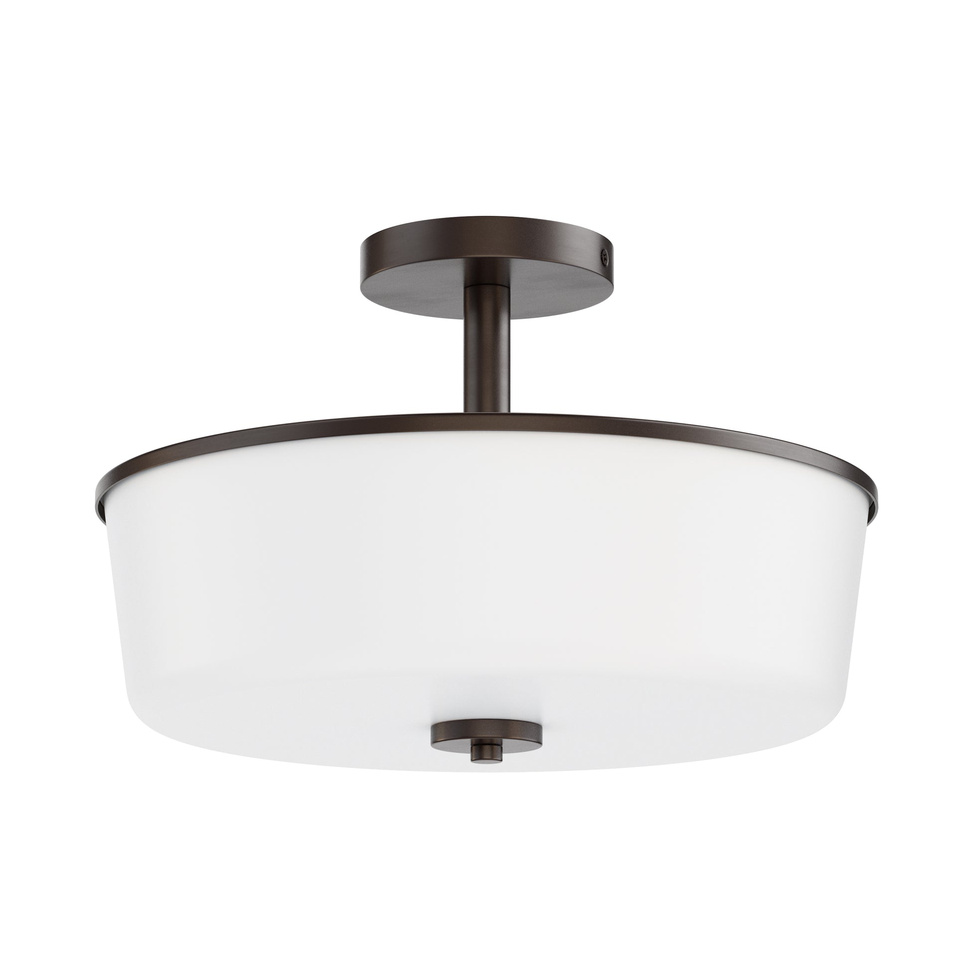 Fuller 3-Light Semi Flush/Pendant Convertible Oil Rubbed Bronze by Maxim Lighting