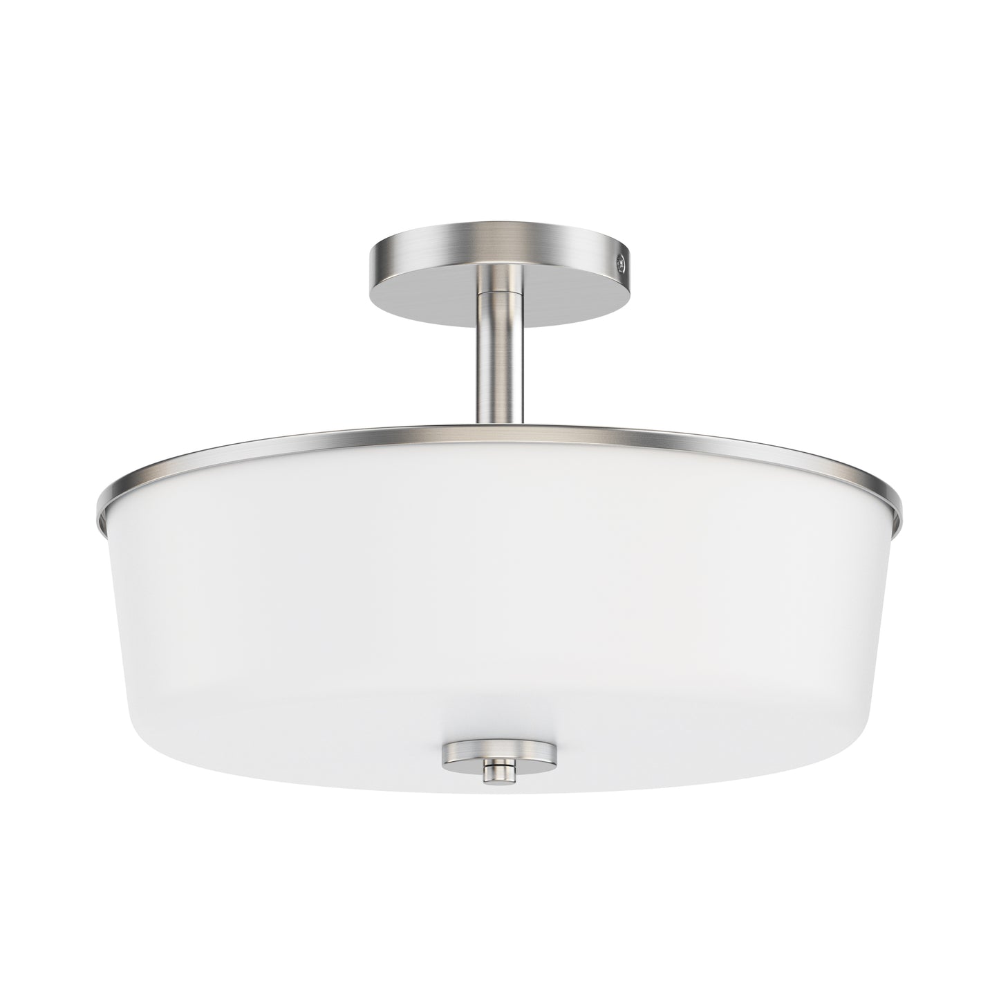 Fuller 3-Light Semi Flush/Pendant Convertible Satin Nickel by Maxim Lighting