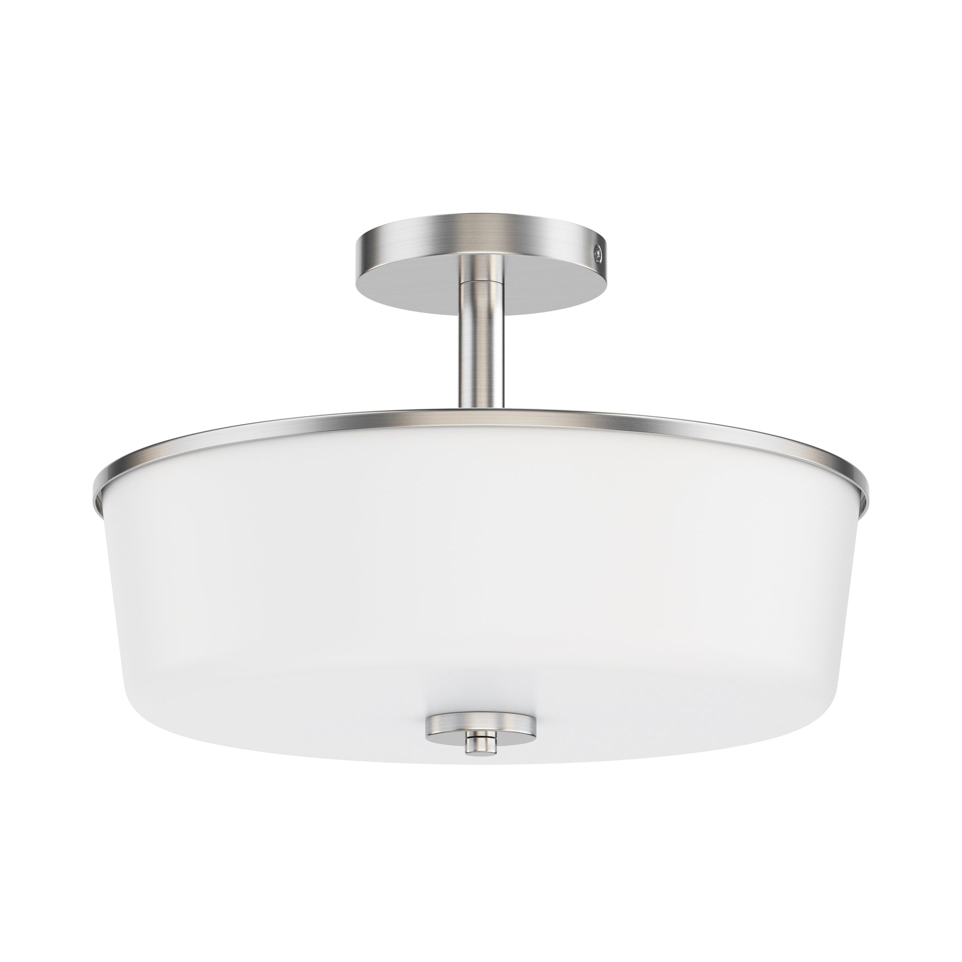 Fuller 3-Light Semi Flush/Pendant Convertible Satin Nickel by Maxim Lighting