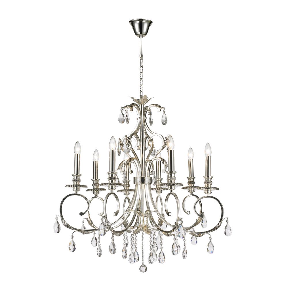 Magnolia Chandelier 8-Light in Chrome 5708CH by StarFire Crystal