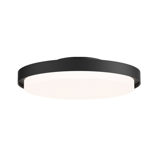 Float 12" LED Flush Mount Black by Maxim Lighting