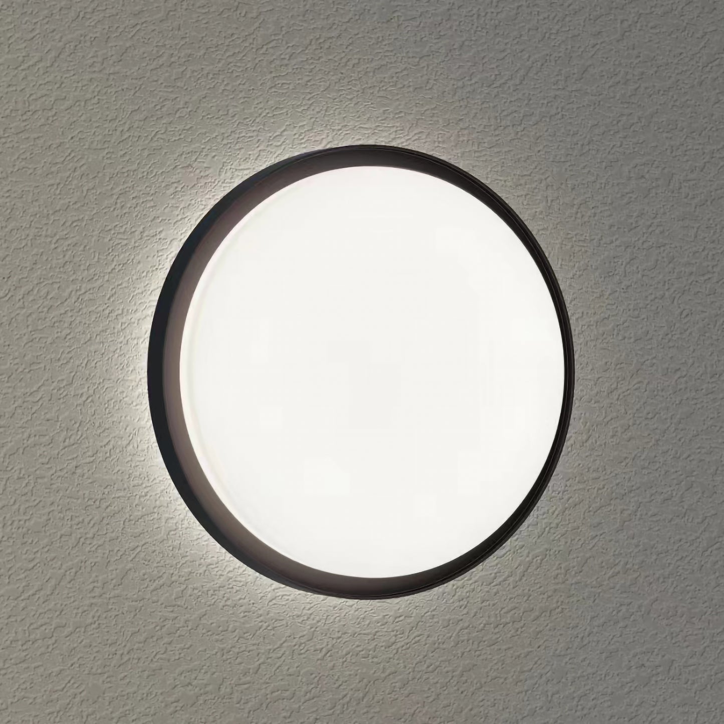 Float 12" LED Flush Mount Black by Maxim Lighting
