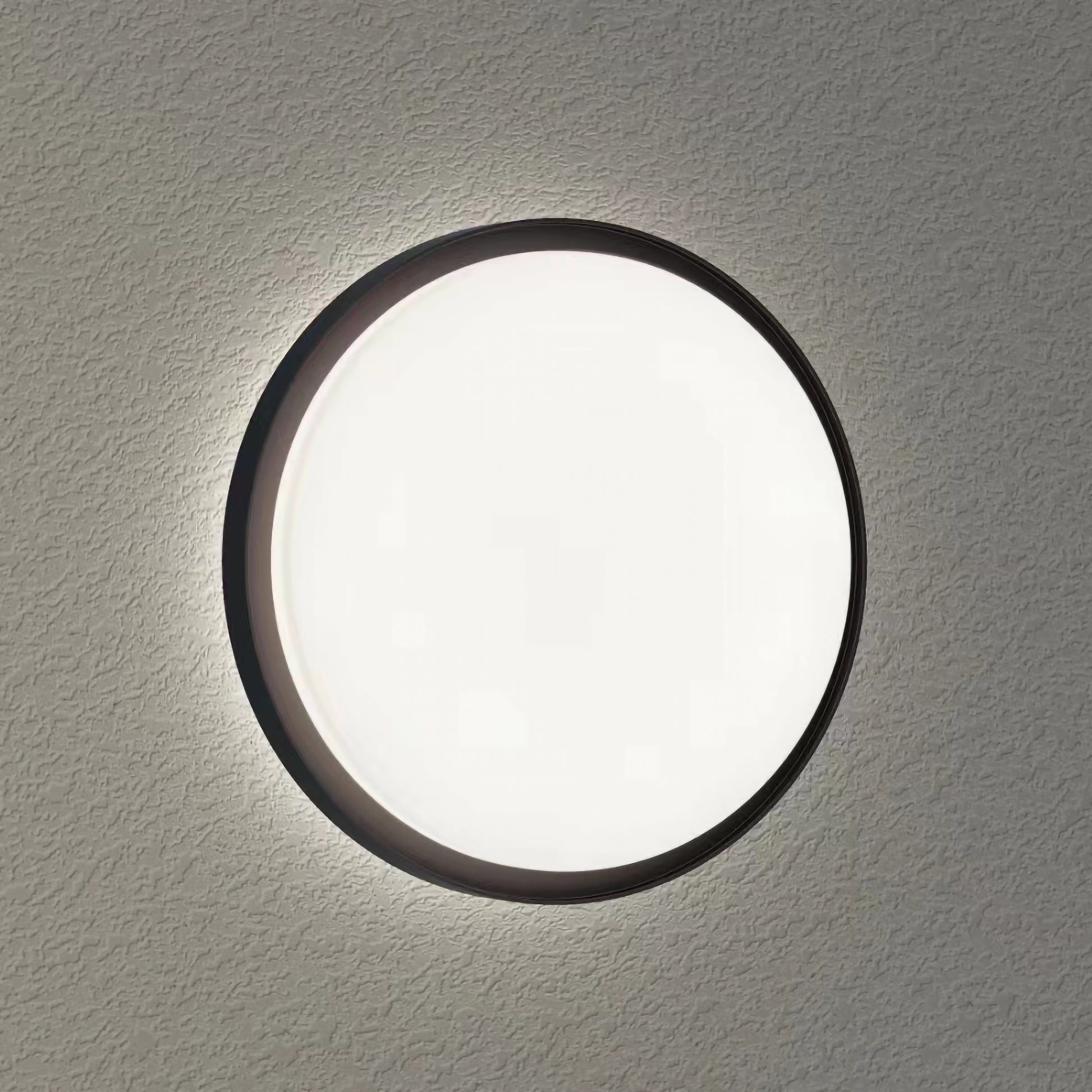 Float 12" LED Flush Mount Black by Maxim Lighting
