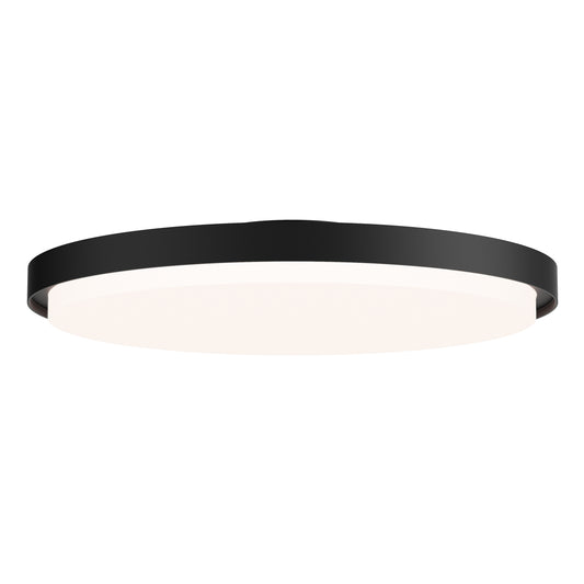 Float 16" LED Flush Mount Black by Maxim Lighting