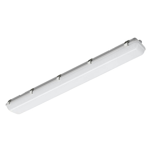 Vaportight 48" Flush Mount with EM Battery White by Maxim Lighting