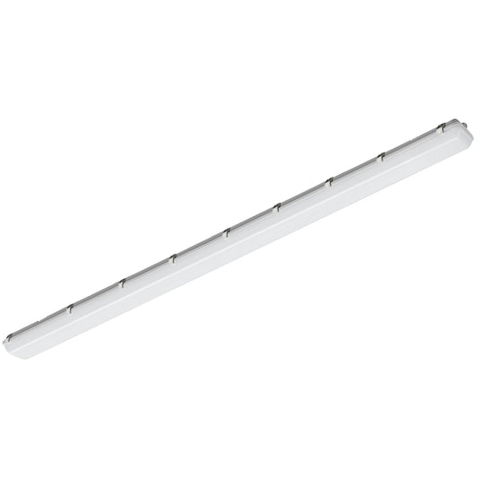 Vaportight 96" Flush Mount with EM Battery White by Maxim Lighting