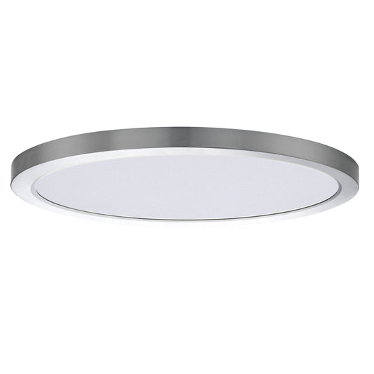 Chip 16" 32W RD LED Flush Mount 3000K White by Maxim Lighting