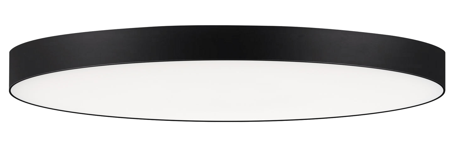 Trim 11" RD LED Flush Mount 3000K Black by Maxim Lighting