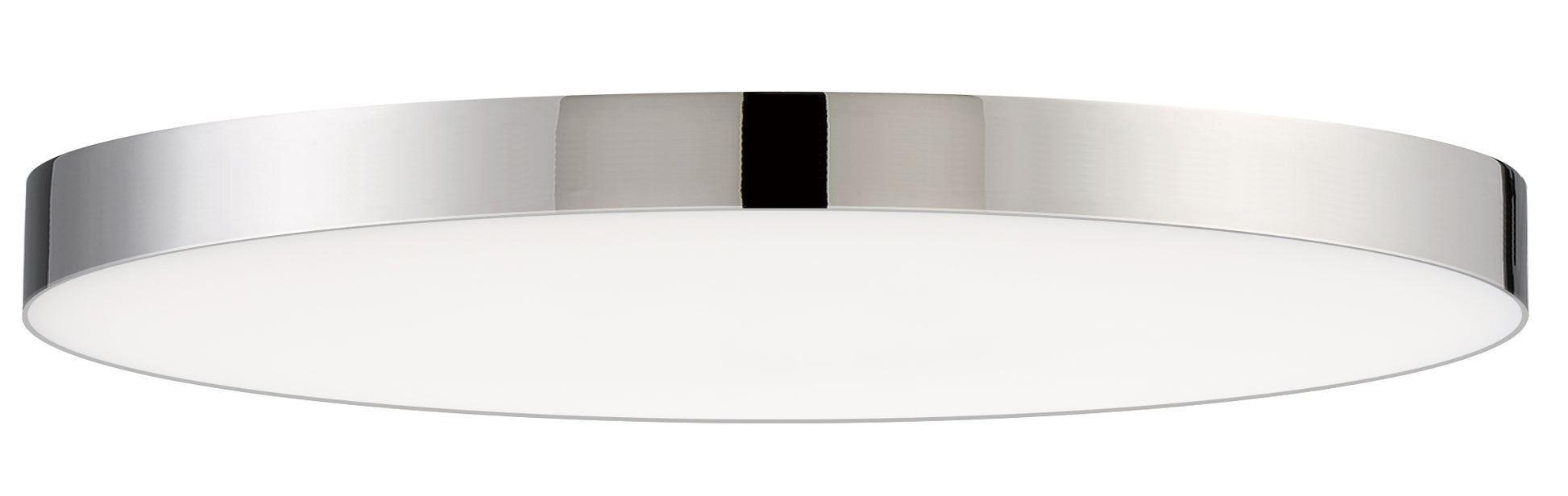 Trim 11" RD LED Flush Mount 3000K Polished Chrome by Maxim Lighting