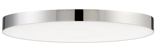 Trim 11" RD LED Flush Mount 3000K Polished Chrome by Maxim Lighting