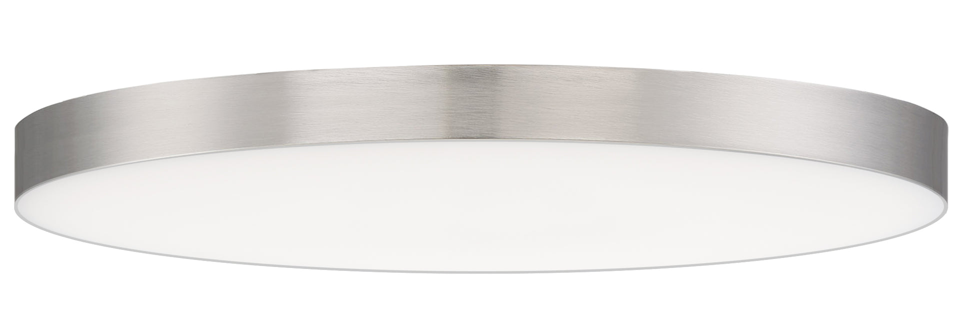 Trim 11" RD LED Flush Mount 3000K Satin Nickel by Maxim Lighting