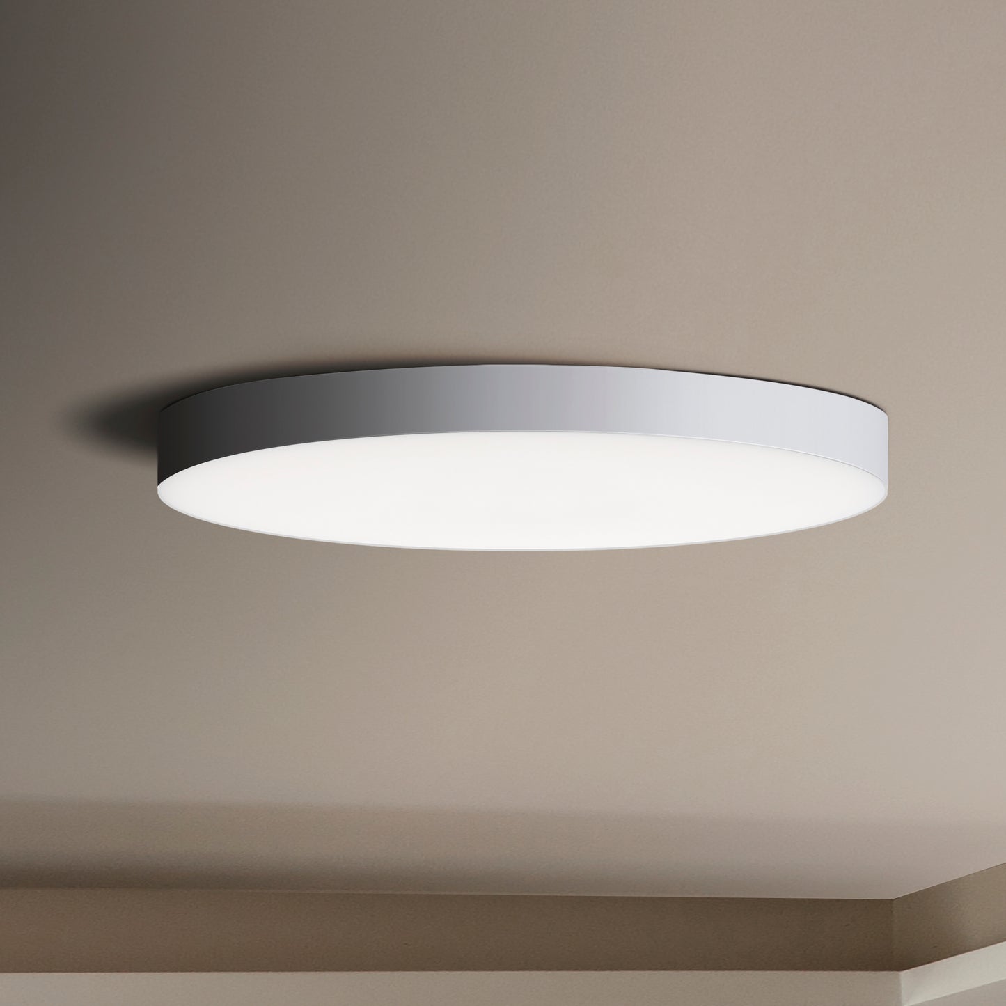 Trim 11" RD LED Flush Mount 3000K White by Maxim Lighting