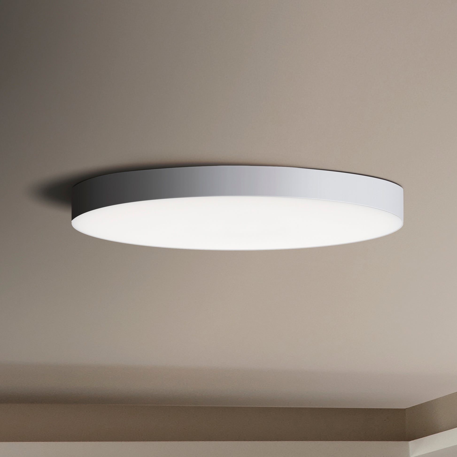 Trim 11" RD LED Flush Mount 3000K White by Maxim Lighting