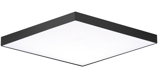 Trim 10.5" SQ LED Flush Mount 3000K Black by Maxim Lighting