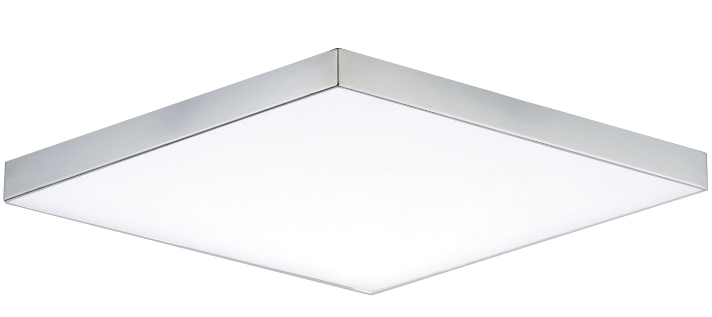 Trim 10.5" SQ LED Flush Mount 3000K Polished Chrome by Maxim Lighting