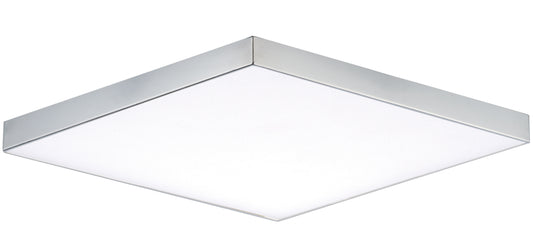 Trim 10.5" SQ LED Flush Mount 3000K Polished Chrome by Maxim Lighting