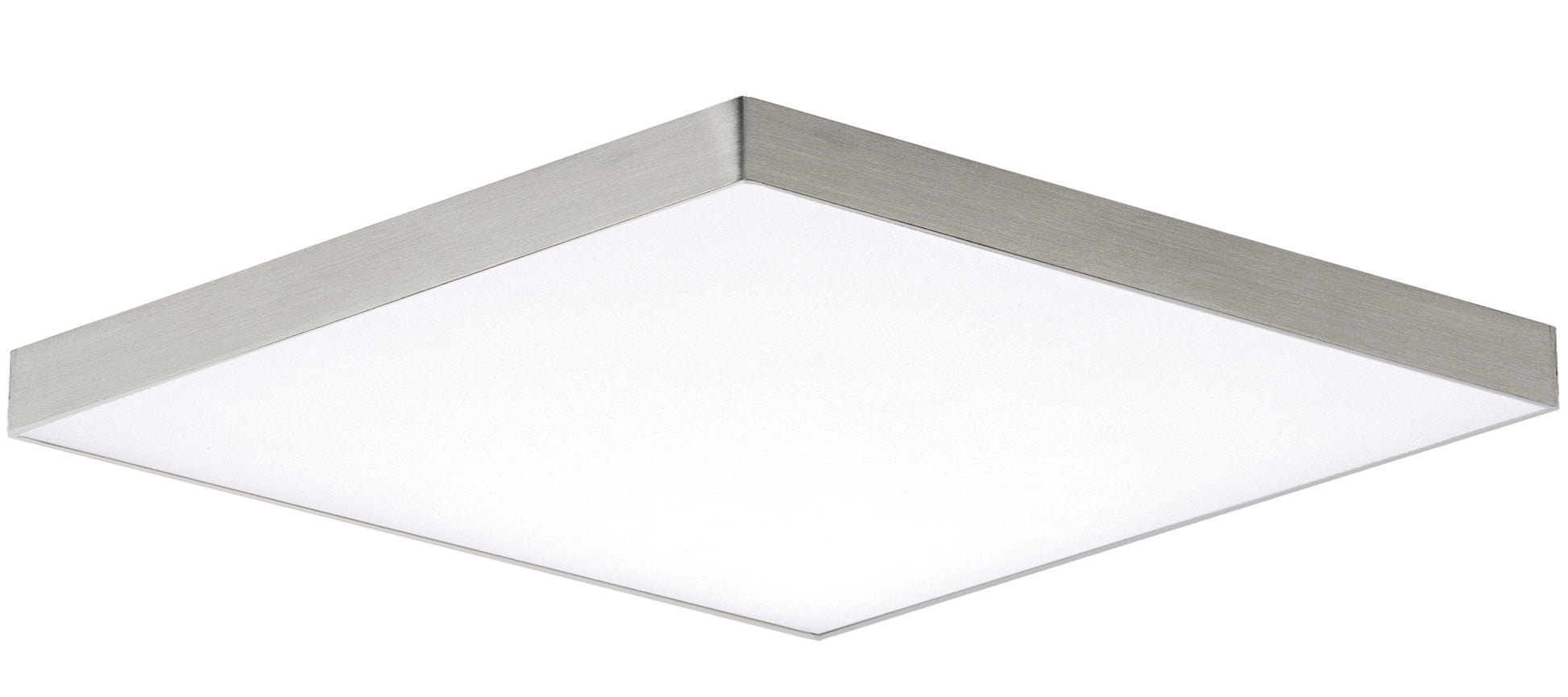 Trim 10.5" SQ LED Flush Mount 3000K Satin Nickel by Maxim Lighting