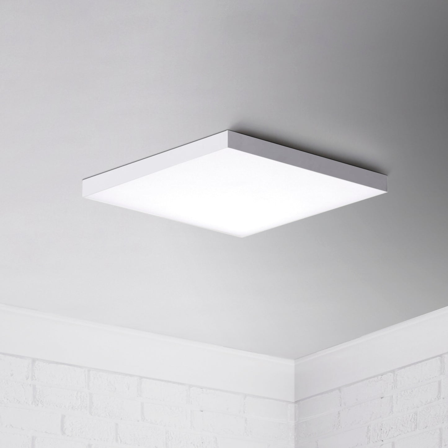 Trim 10.5" SQ LED Flush Mount 3000K White by Maxim Lighting