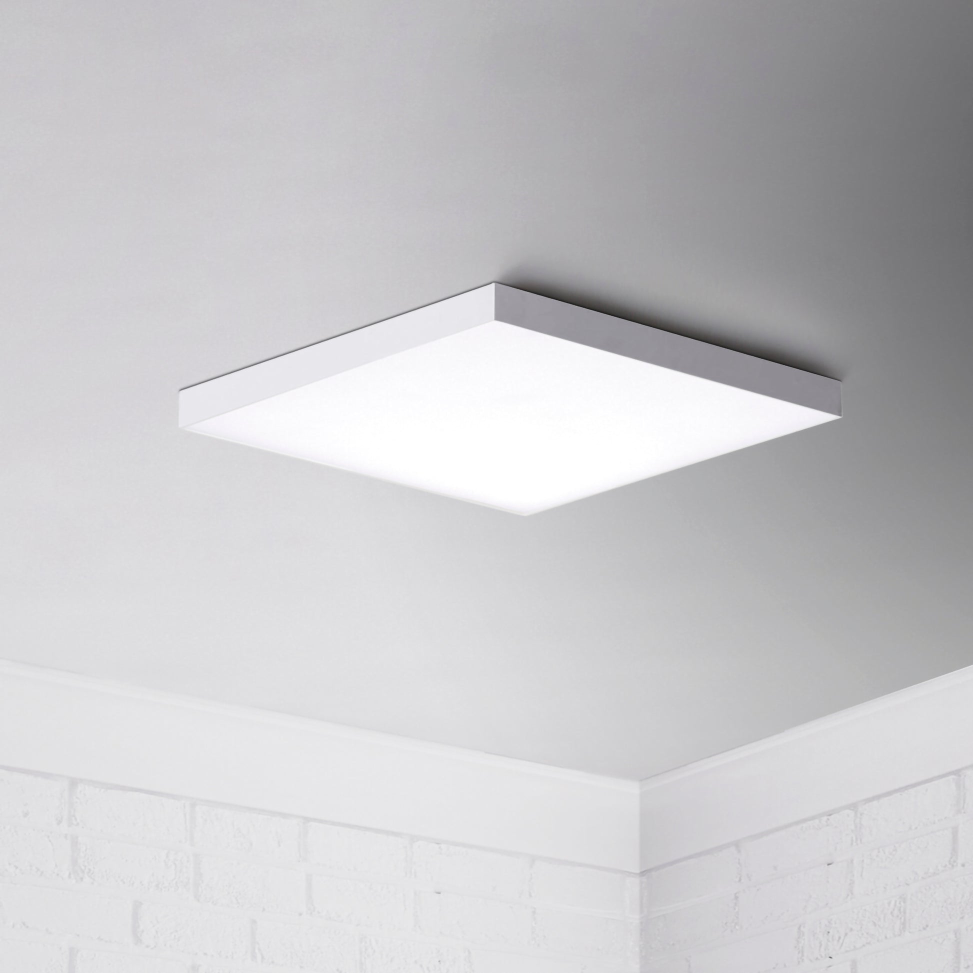 Trim 10.5" SQ LED Flush Mount 3000K White by Maxim Lighting
