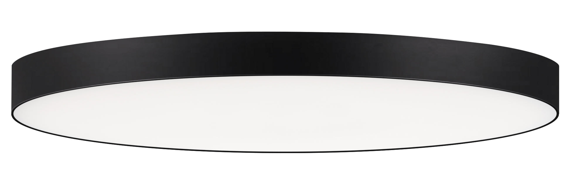 Trim 16" RD LED Flush Mount 3000K Black by Maxim Lighting