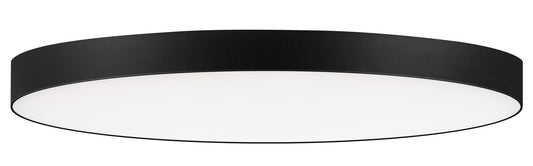 Trim 16" RD LED Flush Mount 3000K Black by Maxim Lighting