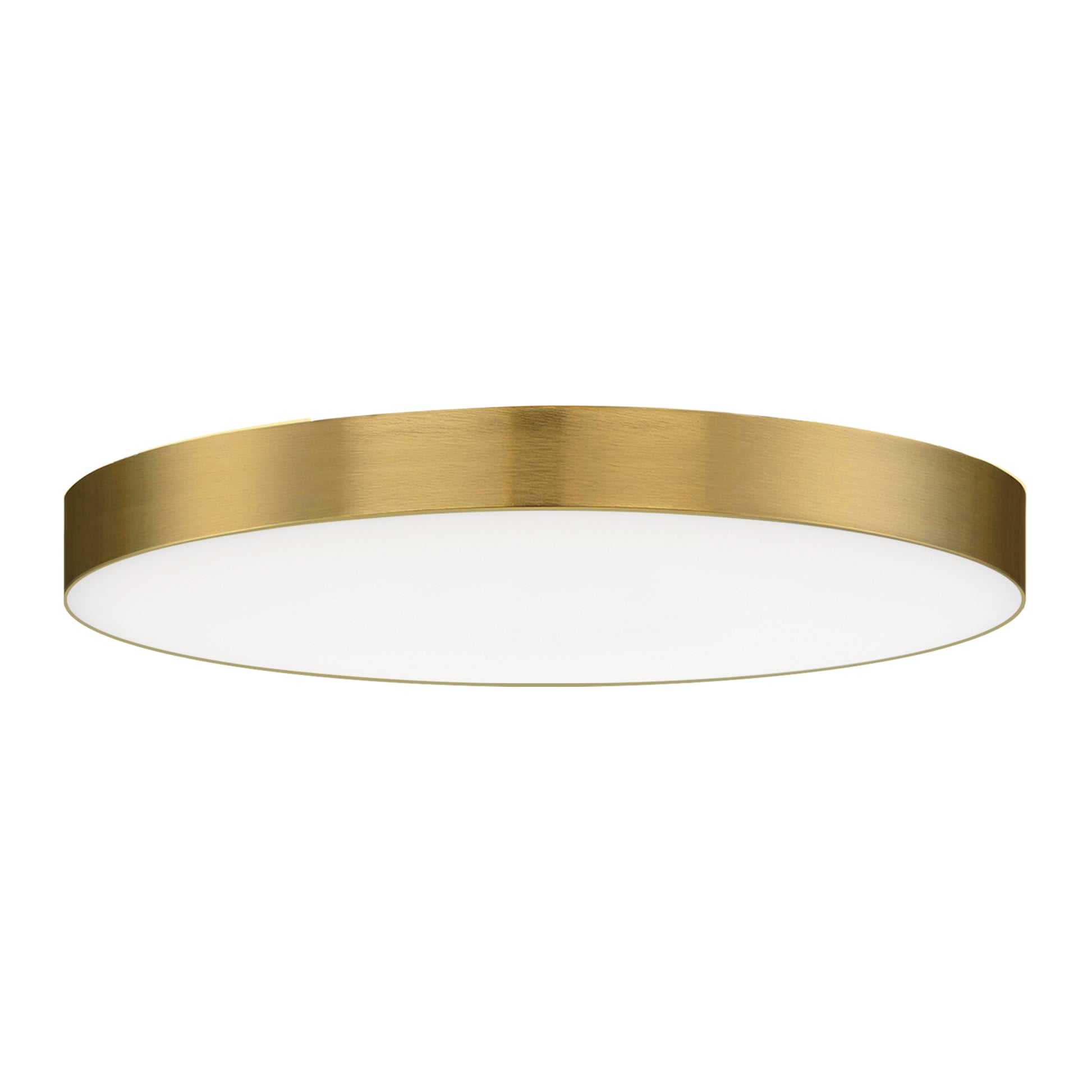 Trim 16" RD LED Flush Mount 3000K Satin Brass by Maxim Lighting