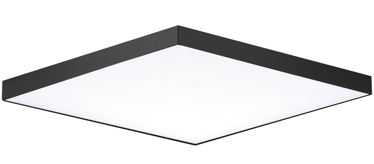 Trim 15.5" SQ LED Flush Mount 3000K Black by Maxim Lighting