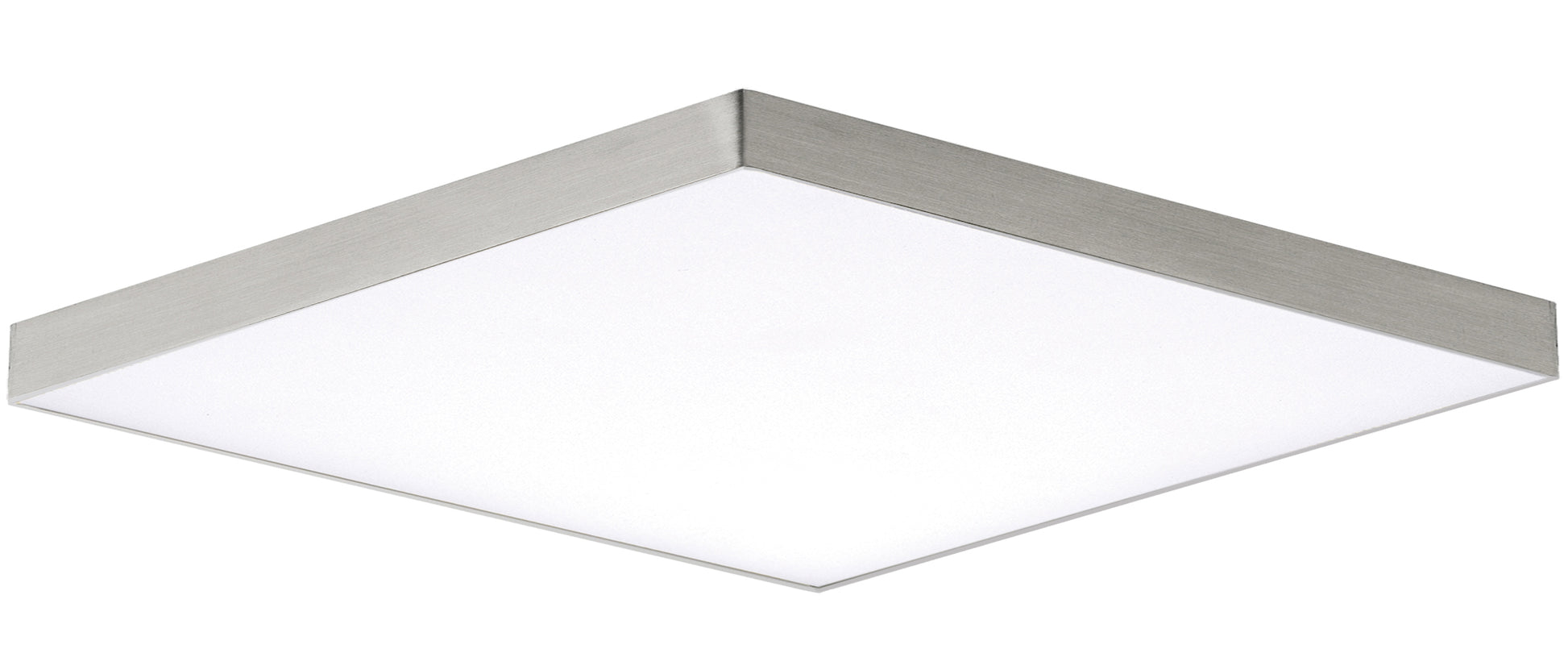 Trim 15.5" SQ LED Flush Mount 3000K Satin Nickel by Maxim Lighting