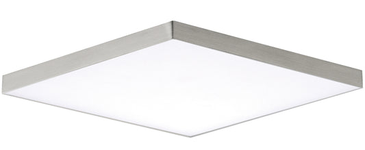 Trim 15.5" SQ LED Flush Mount 3000K Satin Nickel by Maxim Lighting