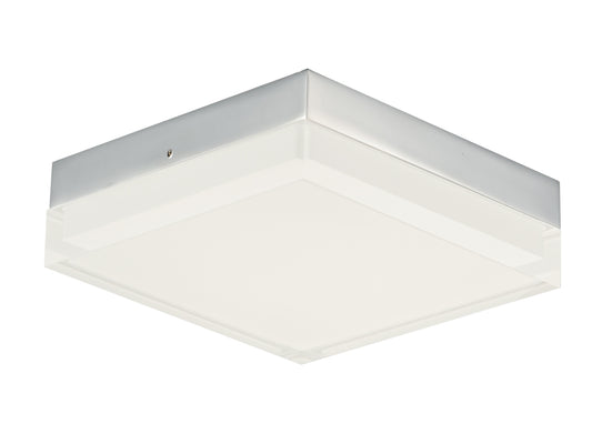 Illuminaire II 6.5"SQ LED Flush Mount 3000K Polished Chrome by Maxim Lighting