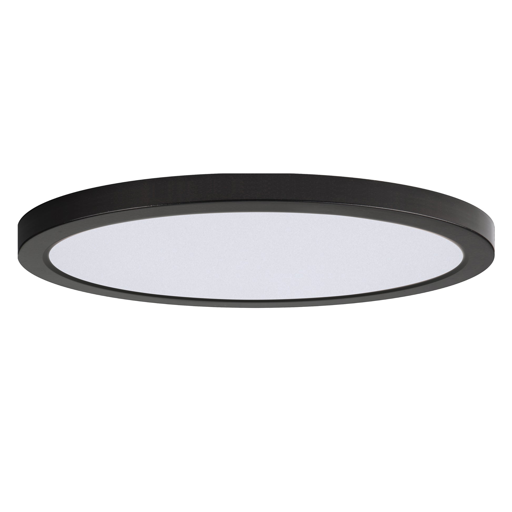 Chip 16" 32W RD LED Flush Mount Black by Maxim Lighting