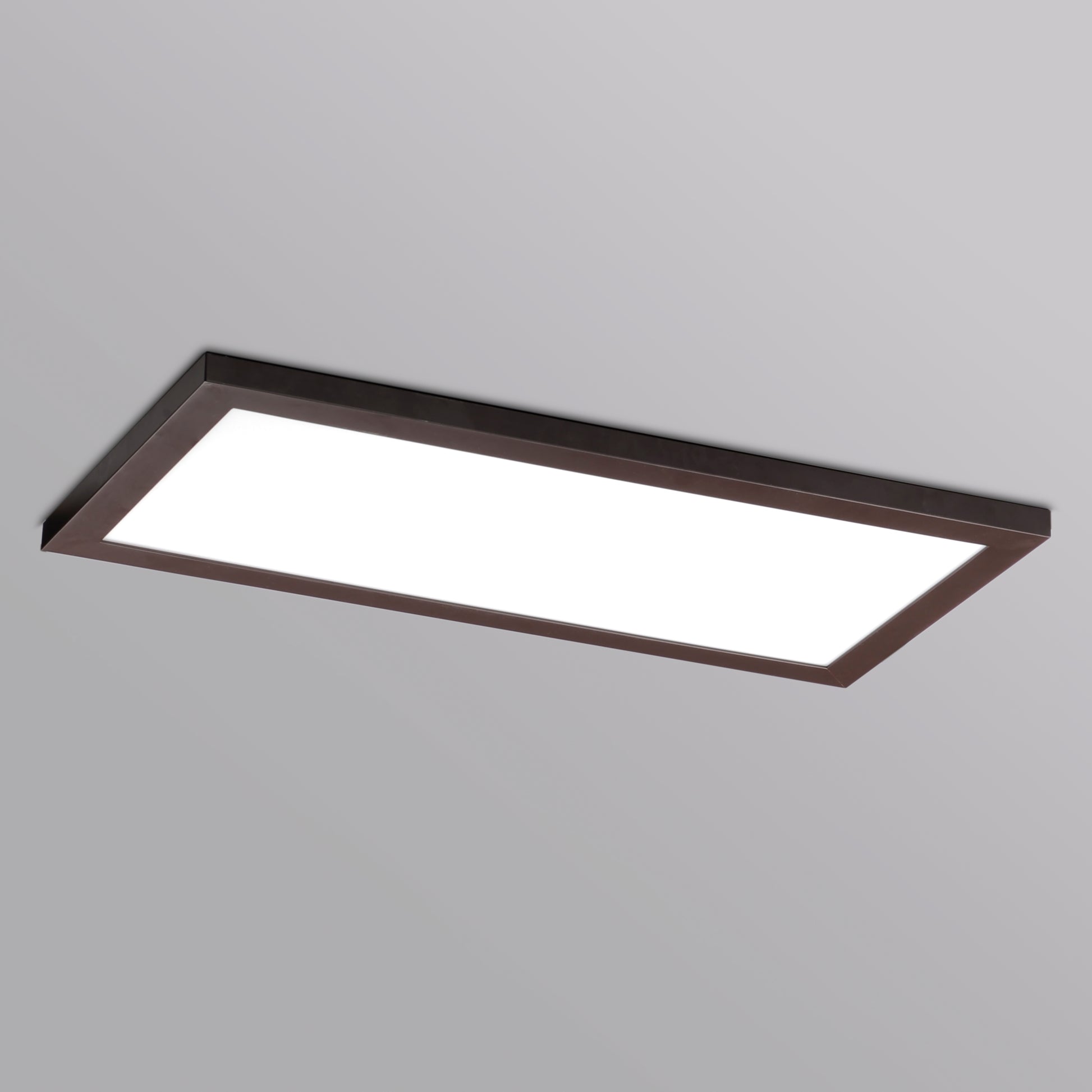 Sky 12"x24" LED Flush Mount 3000K Bronze by Maxim Lighting