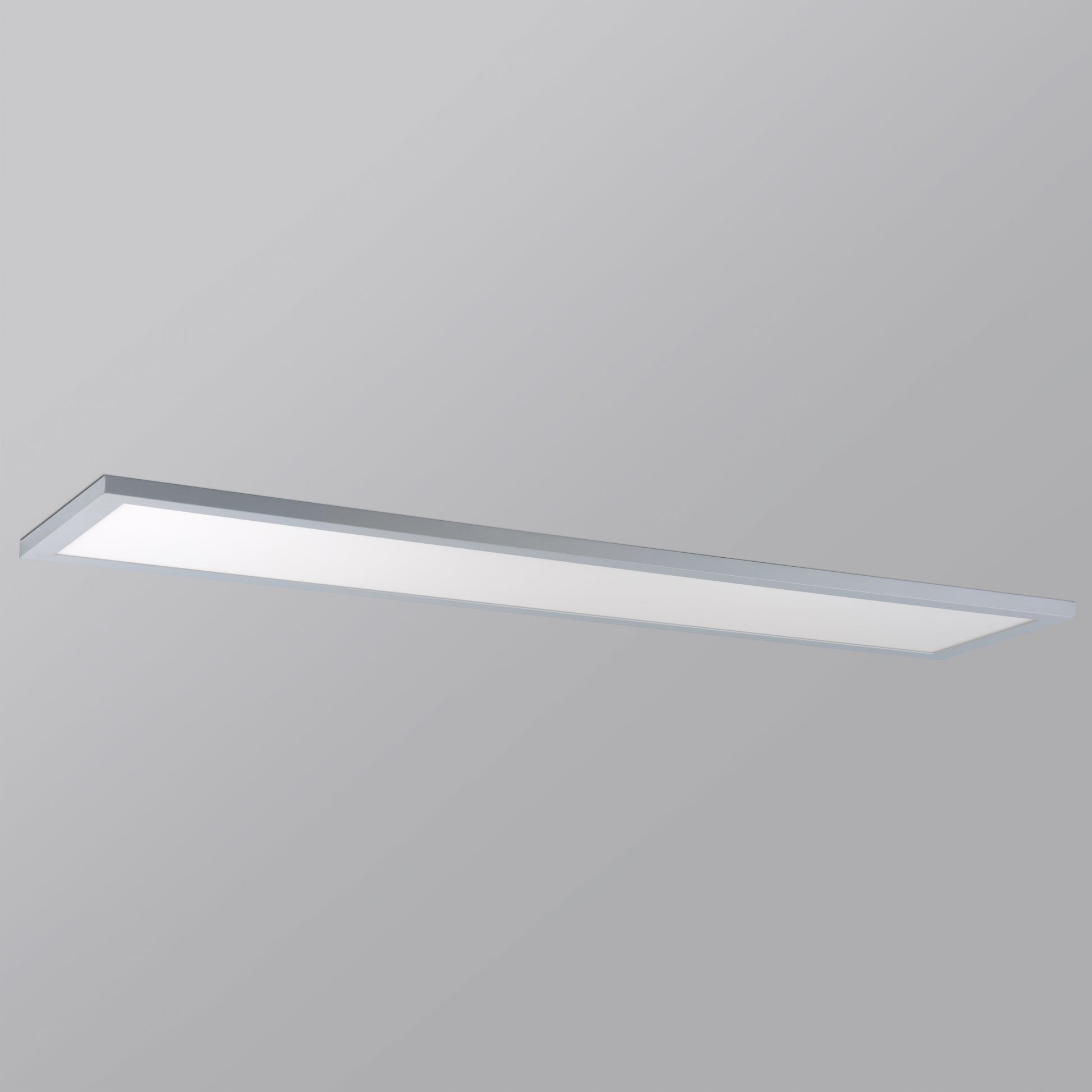 Sky 12"x48" LED Flush Mount 3000K Brushed Aluminum by Maxim Lighting