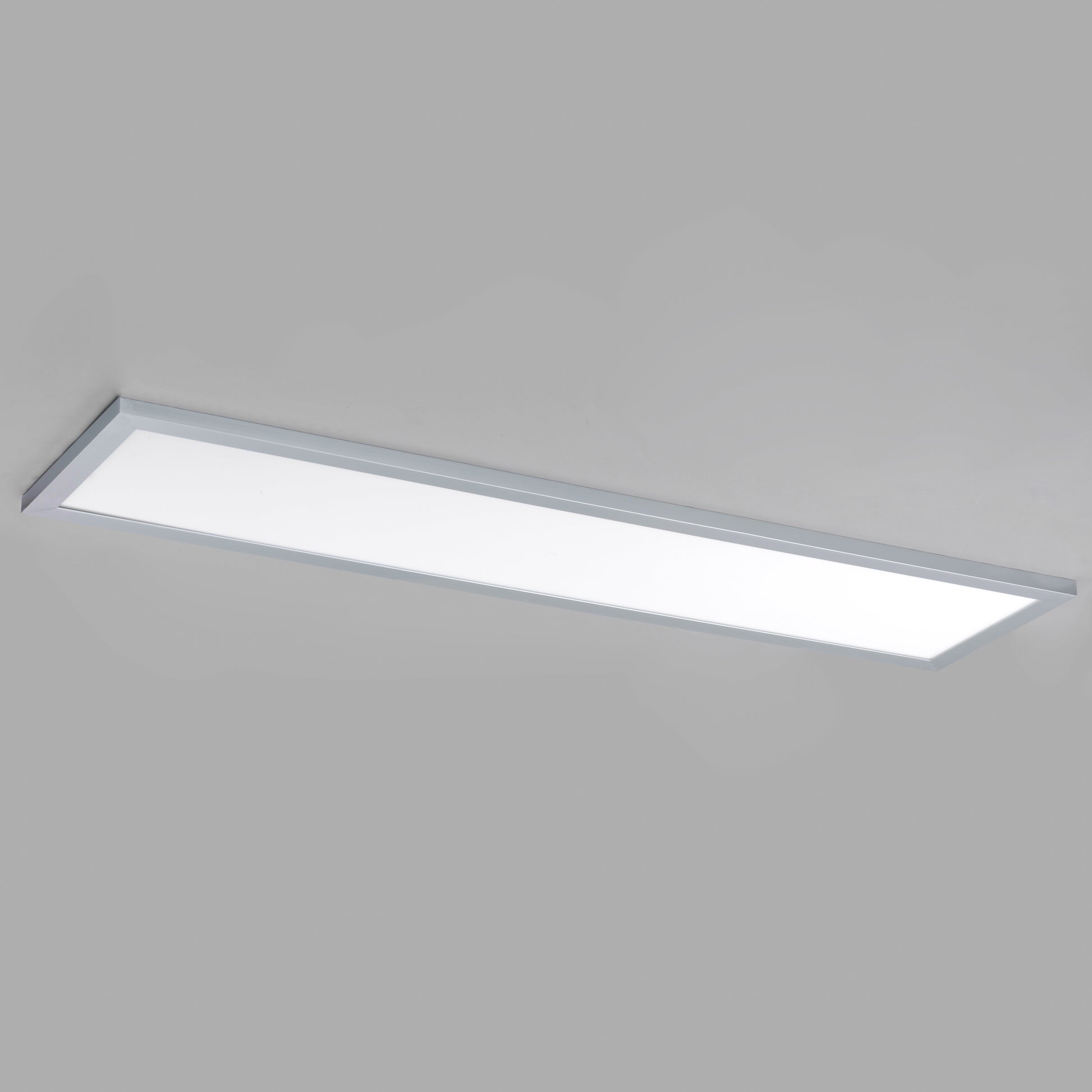 Sky 12"x48" LED Flush Mount 3000K Brushed Aluminum by Maxim Lighting