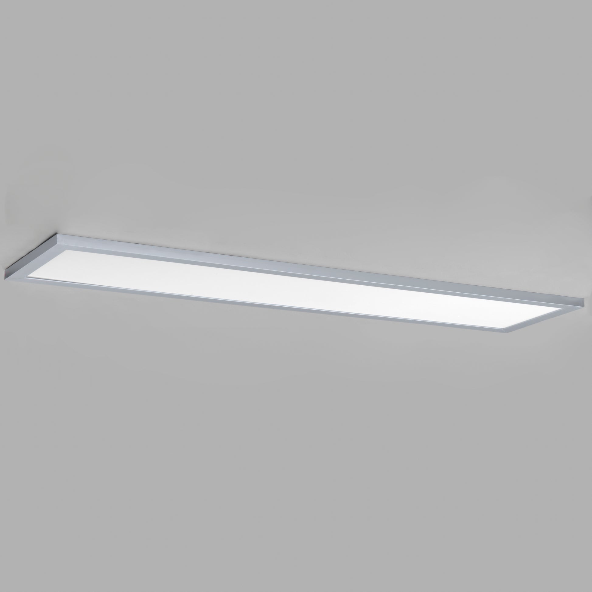 Sky 12"x48" LED Flush Mount 3000K Brushed Aluminum by Maxim Lighting