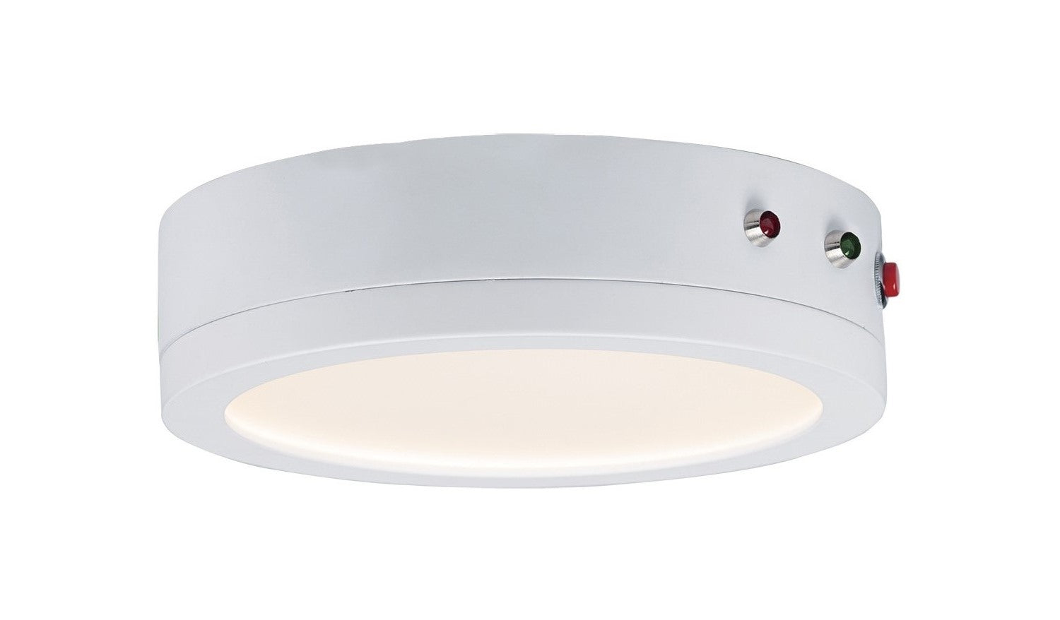 Wafer 7" RD LED Surface Mt 3000K with Emergency Bk Up White by Maxim Lighting
