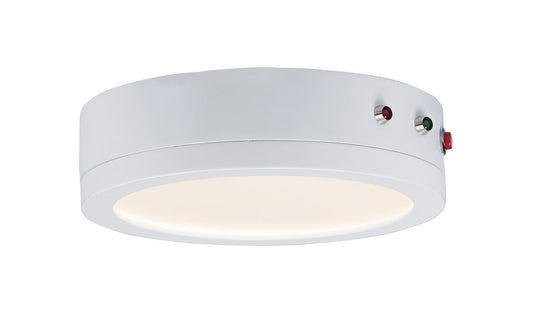 Wafer 7" RD LED Surface Mt 3000K with Emergency Bk Up White by Maxim Lighting