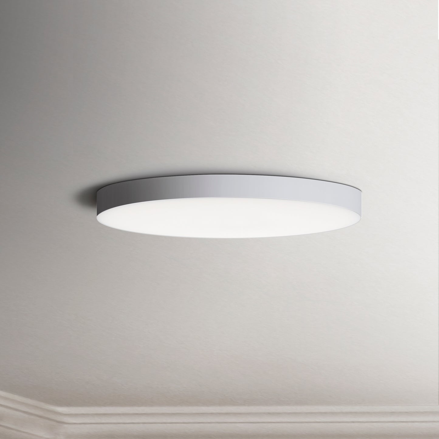 Trim 9" RD LED Surface Mount 3000K 0-10V Dim White by Maxim Lighting
