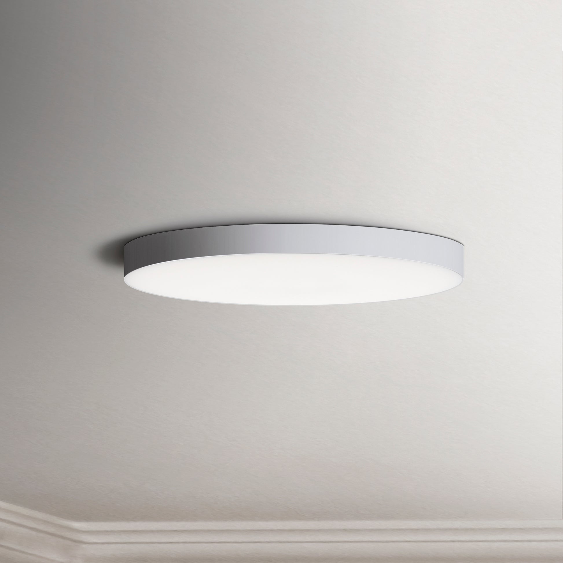 Trim 9" RD LED Surface Mount 3000K 0-10V Dim White by Maxim Lighting