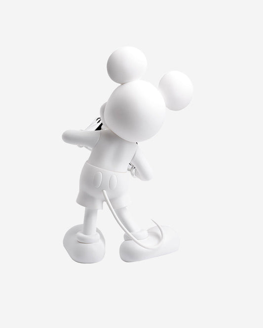 Leblon Delienne Mickey With Love by Kelly Hoppen sculpture in White & Silver, 12 inch